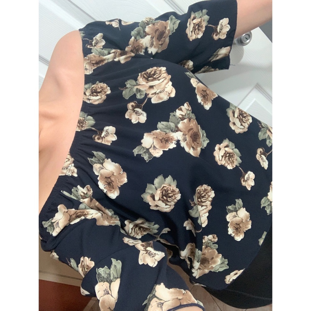 Floral Loose Fitting Blouse